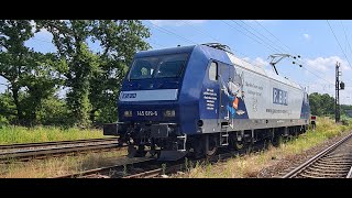 Führerstandsmitfahrt  Cab View BR 145 linke Rheinstrecke  Mainz  Koblenz [upl. by Va686]