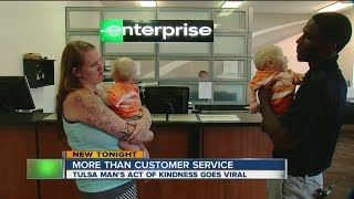 Tulsa Mans Act Of Kindness Goes Viral [upl. by Lrat]