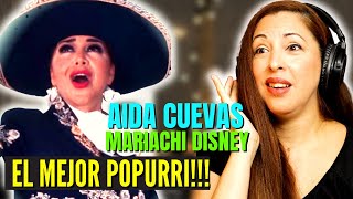 AIDA CUEVAS  MARIACHI DISNEY  Vocal Coach REACTION amp ANALYSIS [upl. by Nidraj]