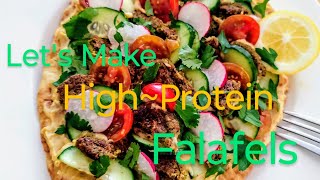 High Protein🌿 Lets Make Vegan Mediterranean Falafels💫 [upl. by Lauber9]