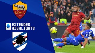 Roma vs Sampdoria Extended Highlights  Serie A  CBS Sports Golazo [upl. by Kipper]