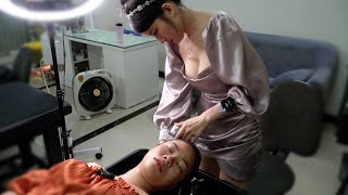 ASMR Perfect massage nourishing massage and hair care are always priorities [upl. by Anna-Maria]