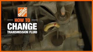 How to Check Transmission Fluid  DIY Car Repairs  The Home Depot [upl. by Alene]