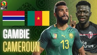 🔴🇬🇲🇨🇲 GAMBIE  CAMEROUN LIVE  🇨🇲LES LIONS INDOMPTABLE FAVORI  14 DE FINALE CAN 2022  CAN 2021 [upl. by Dorraj18]