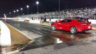 2016 Camaro 2SS 6 Speed Bone Stock Quarter Mile [upl. by Malas]