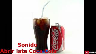 Sonido abrir lata de coca cola [upl. by Htessil]