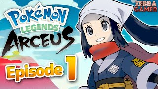 NEW Pokemon Game  Pokemon Legends Arceus Gameplay Walkthrough Part 1  Hisui Region Rowlet [upl. by Doowron]