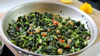 Jamaican Callaloo With Shrimp Recipe [upl. by Aros771]