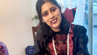 এবছর বাচ্চাদের Halloweenমেহার vampire মেকআপবিকেলে Trick o treatমেহার বন্ধুকে শেষে prank [upl. by Nileuqcaj]