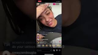 Stephanie Santiago talks about lip service on ig live 21820 [upl. by Ykciv]