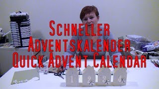 Schneller Adventskalender  Quick Advent Calendar [upl. by Nnairahs]