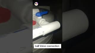 Ball Valve connection kaise kare upvc Ball valves connection short plumbingwork [upl. by Krigsman]