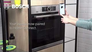 How to connect your Bosch oven to the Home Connect app  Bosch Home UK [upl. by Yeldahc902]