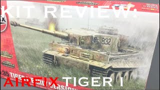 135 Airfix Tiger 1 quotEarly Versionquot Kit Review [upl. by Myrtia]