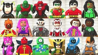 All Character Case File Locations in LEGO DC SuperVillains [upl. by Chud464]