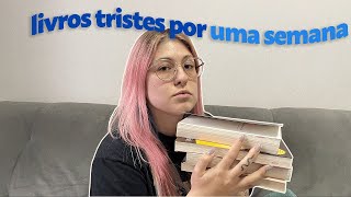 VLOG DE LEITURA LENDO LIVROS TRISTES POR UMA SEMANA  Travessa do Livro [upl. by Carlock]