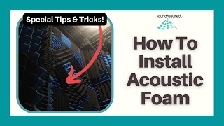 How To Install Acoustic Foam Panels [upl. by Yc]