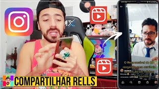 COMO COMPARTILHAR VÍDEO DO REELS DO INSTAGRAM  FORMAS  JEITOS [upl. by Pazit]