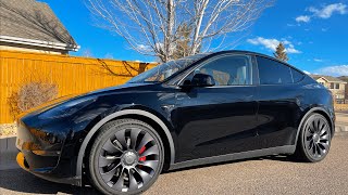 Real world 060 times in the Tesla Model Y Performance [upl. by Deyes911]