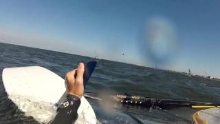 Windsurfing Boom Break Wipeout Hatteras North Carolina Chinook Pro 1 Alloy [upl. by Tremaine]