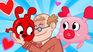 Mila amp Morphle Literacy  Magic Valentine Pet  Cartoons with Subtitles [upl. by Presber922]