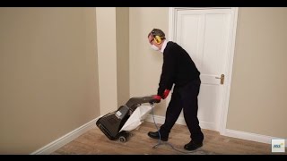 How to use a sand glider floor sander  HSS Hire [upl. by Arretal]