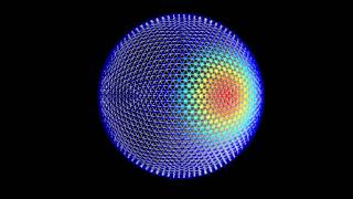 Twodimensional diffusion experiments on the new icosahedral grid [upl. by Fatsug59]