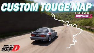 Forza Horiozon 5  Custom Touge Map Share Code [upl. by Ahsinelg]