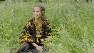 Ex Machina Star Alicia Vikander Talks Embarrassing First Dates  NETAPORTER [upl. by Neron]