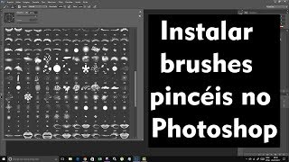 Baixar e instalar brushes Pincéis no Photoshop [upl. by Pinelli822]