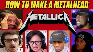 Metallica quotMaster of Puppetsquot Best of Reactions Compilation  How To Make A Metalhead [upl. by Nell391]