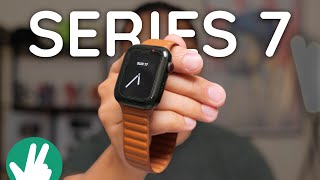 Apple Watch Series 7 45mm Unboxing the BIG SCREEN and a few bands [upl. by Airehs]