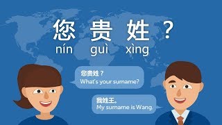 Free Chinese Lesson DAY 12 Whats your surname in Chinese  ni xing shenme [upl. by Hwang112]