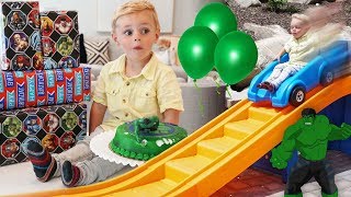 HAPPY BIRTHDAY CALVIN 🎁 Calvins 3rd Birthday Party Vlog [upl. by Lauretta]