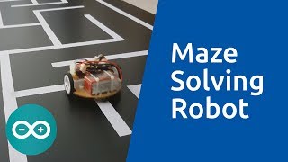 Maze Solving Robot  Line Following Robot Arduino [upl. by Fife]