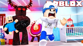 DAYCARE MONSTER is BACK Roblox Daycare 2Story  Kin Tin Plays [upl. by Bbor]