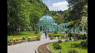 City Of Borjomi Georgia Central and Historical Park 2023 borjomi georgia tourism park 2023 [upl. by Anaehs]