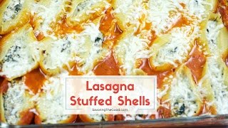 Lasagna Stuffed Shells Recipe [upl. by Winona633]