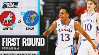 Kansas vs Samford  First Round NCAA tournament extended highlights [upl. by Corbett]