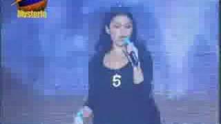 Haifa Wehbe Fall down face In Star Academy [upl. by Ahsiruam202]