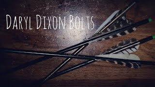 Daryl Dixon Feathered Crossbow Season 9 Bolts TUTORIAL Merry Christmas [upl. by Benjamin]