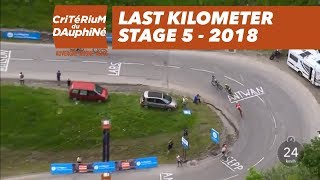 Last kilometer  Stage 5 Grenoble  Valmorel  Critérium du Dauphiné 2018 [upl. by Cormack375]