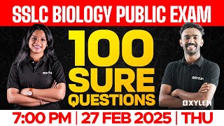 SSLC Public Exam Biology 100 Sure Questions  Xylem SSLC [upl. by Wertheimer]