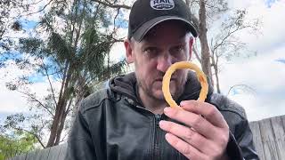 Food Review  McDonald’s Onion Rings [upl. by Bonnell]