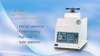 Semiauto Mounting PressMLMATop Tech MachineMetallographic Sample Preparation Equipment [upl. by Dorolice406]