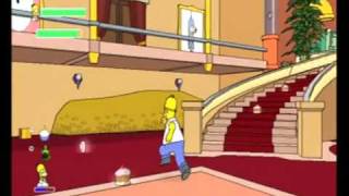 10Minute Gameplay  The Simpsons Game Wii [upl. by Gav989]