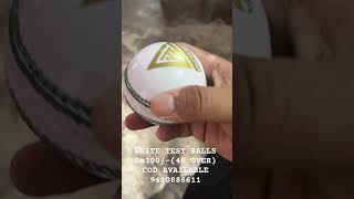 SPORTSPEDIA TEST BALLS MEERUT  WHATSAPP 9410886611 testcricket testplayer testcrickethighlights [upl. by Rayna]