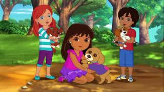 Dora and Friends Into the City Dora Puppy Cat Villains Scene [upl. by Aleina]