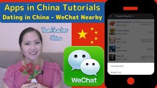 WeChat People Nearby Dating Function Guide Apps in China Tutorial [upl. by Tlevesoor]