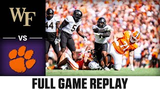 Clemson vs Wake Forest Full Game Replay  2024 ACC Football [upl. by Zwick275]